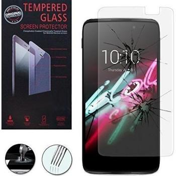 Alcatel Idol 3 (5,5) Idol/3C: 1-Protector de pantalla vidrio templado, transparente