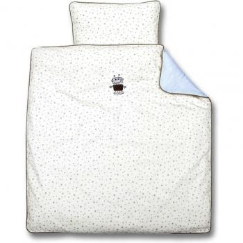 Baby Boum Stary 261 - Cubierta para cuna 80 x 80 cm, color frost