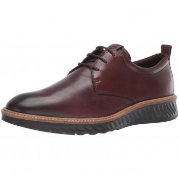 Ecco Men's ST. 1 Hybrid Brown Leather Walking Shoes
