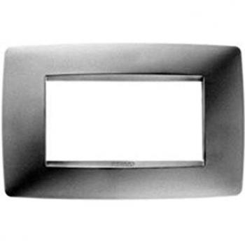 Placa Gewiss Chorus ONE 4P Titanio GW16104VT