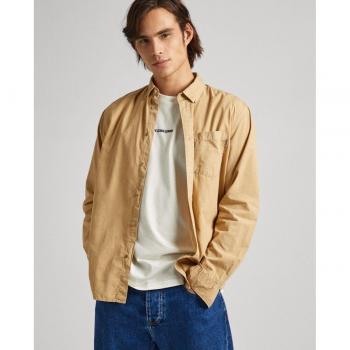 Camisa Pepe Jeans Hombre Khaki Beige Prince