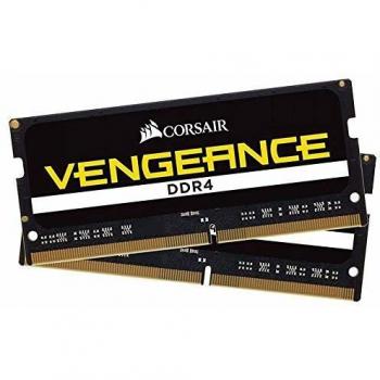 Memoria CORSAIR SODIMM DDR4 16GB PC2400 Black PCB CORSAIR Vengeance CMSX16GX4M2A3000C18, 16 GB, 2 X 8 GB, DDR4, 3000 MHz, 260-PIN SO-DIMM