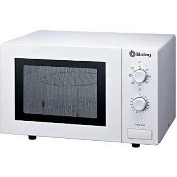 Balay 3WGB2018 - Microondas Serie Acero, con grill, capacidad de 17 litros, color blanco