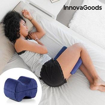 InnovaGoods Cojã­n Ergonã³Mico para Piernas Cojín Ergonómico, Azul, Única