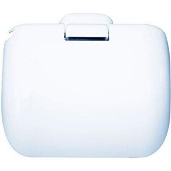 MSV PORTAROLLOS Blanco Basic, Polipropileno, 16x15x5 cm