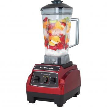 Orbegozo BV 9600 - Batidora de vaso profesional, capacidad 2,2 litros, libre de BPA, regulador de potencia y función turbo, apta para alimentos sólidos y líquidos
