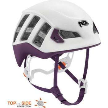 Petzl Meteora Women's Climbing Helmet - White/Violet, S/M