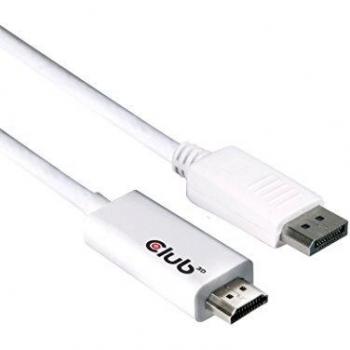 CLUB3D DisplayPort™ 1.2 Cable a HDMI™ 2.0 Active Adapter M/M 3Meter - Cables displayport
