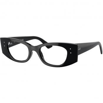 Ray-Ban RX7327 Kat 8260 Men's Eyeglasses Black Size 52 - Frame Only - Blue Light Block Available