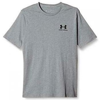 Under Armour Sportstyle SS T-Shirt Men - Steel - Size S
