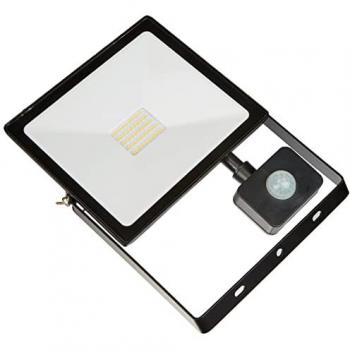 Proyector LED Extraplano 30W con Sensor de Presencia y Crepuscular IP65 3000K 120º Negro