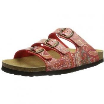 Lico Bioline Lady, Zapatillas de Estar por casa Mujer, Red Orange, 37 EU