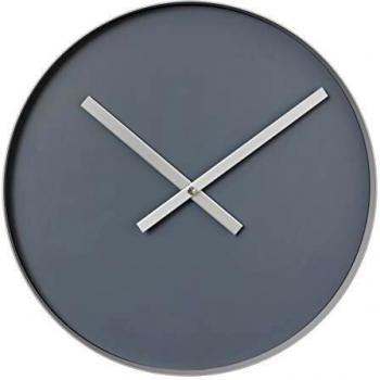 blomus Rim Reloj de Pared, Gris, tamaño