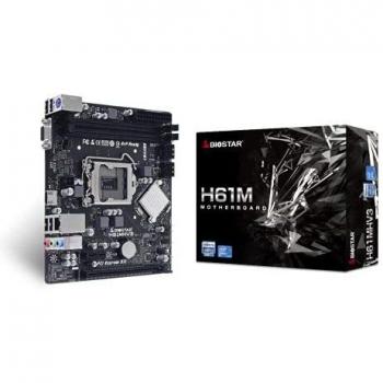 Biostar H61MHV3 Micro-ATX Motherboard LGA 1155 with Intel H61 Chipset and Gigabit LAN