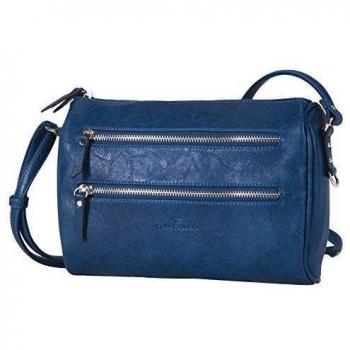 Tom Tailor Acc Natty - Bolso de Hombro de Material sintético Mujer, Color Azul, Talla 25x17x7 cm