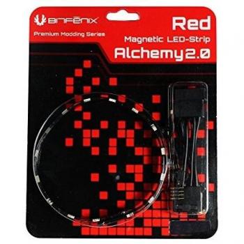 BitFenix Alchemy 2.0 Magnetic Connect Indoor LED-Strip - 12cm, 6 LEDs, 1.44W, Red