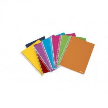 Cuaderno Tapa Polipropileno Folio CST 80 Hojas 90g Cuadrícula 4x4 Staple Bound Ancor 058505