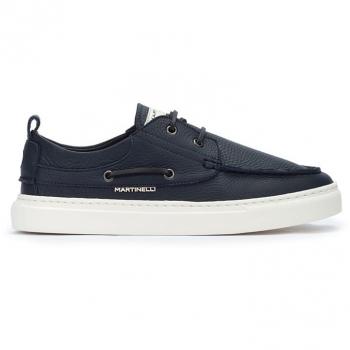 Náutico Martinelli 1659-2714B Rawson Navy de Hombre, Náuticos de piel, color navy, diseño clásico, suela antideslizante, material de alta calidad