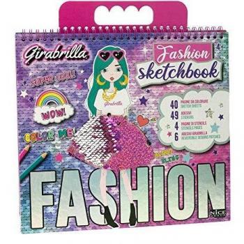 Bloc de Dibujo de Moda Girabrilla para Colorear 02589