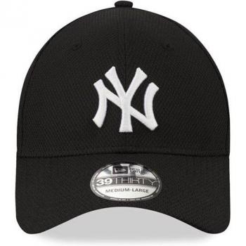 Gorra New Era 39Thirty Negro New York Yankees MLB Diamond