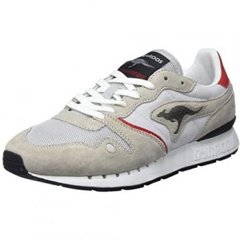 KangaROOS Coil RX Unisex Sneakers - Cream/Red