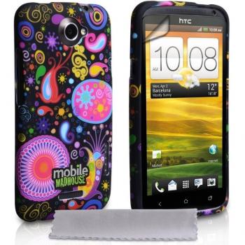 Yousave Accessories HT-DA01-Z9 - Funda, protector de pantalla y paño de limpieza para HTC One X