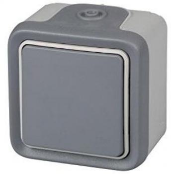 Legrand 191502 Plexo - Pulsador estanco de superficie, resistente al agua