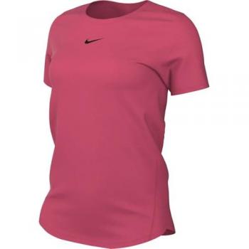 Camiseta de Manga Corta Nike Dri-FIT One Classic para Mujer en Color Rosa, Talla M