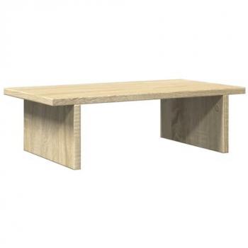 Soporte de Pantalla Madera Ingeniería Roble Sonoma 50x27x15 cm