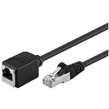 Alargador de Red CAT 5e F/UTP, 10 m, Negro