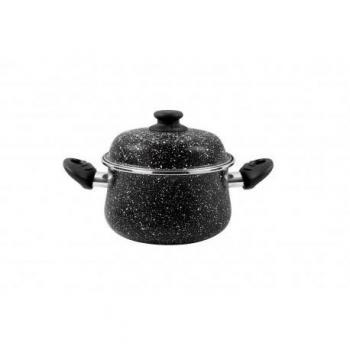 Olla Esmalte con Tapa Jordan de 32 cm para Todas las Cocinas
