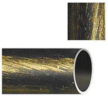 Riel Chyc 5431886 Barra Hierro Forja 20 mm. x 2,00 Metros Negro Dorado, Multicolor