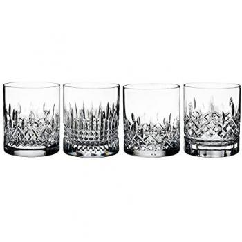 Waterford Lismore Evolution Clear Double Old Fashioned Tumbler Set of 4
