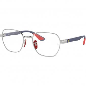 Ray-Ban RX6594M F097 Armazones para Hombre Plateadas con lentes recetados de 54 mm en color plateado