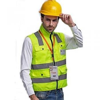 Chaleco de seguridad Chaqueta reflectante Con Alta Visibilidad Ropa de seguridad Ajustable fluorescente