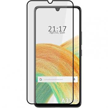 Protector Templado 5D Completo Negro para Samsung Galaxy A33 5G - Resistente a Daños y Adhesivo Total