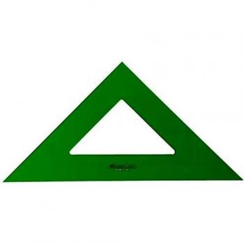 Faber-Castell 566 - Escuadra de 32 cm, color verde