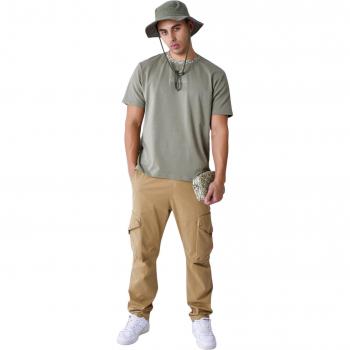 Project X Paris Multi-Pocket Cargo Trousers Beige M