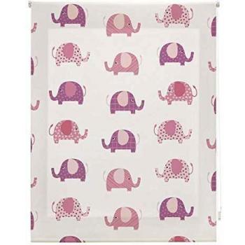 Homeflex Storalia - Estor Digital Infantil Elefantes - Enrollable - 140X180 cm - Disponible en Varias Medidas