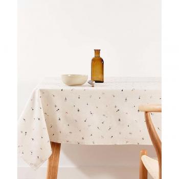 Mantel Belum 0120-343, 200 x 155 cm, Flores, tacto tela