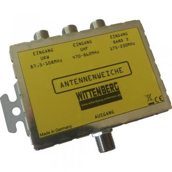 Divisor de Señal 3 en 1 Wittenberg UKW, DAB+, UHF
