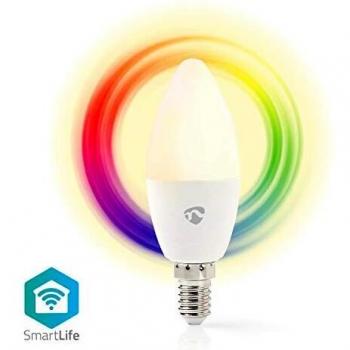 Nedis Bombilla LED Inteligente con Wi-Fi A Todo Color y Bl
