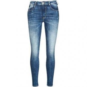 Le Temps des Cerises Women's Blue High-Waisted Skinny Slim Fit Jeans