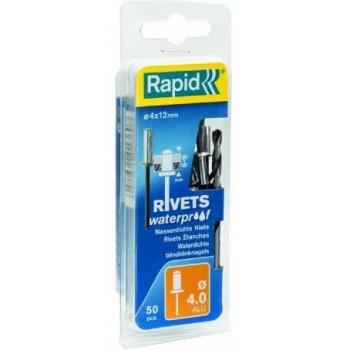 Remaches Rápidos Impermeables de Aluminio 4x12mm - Paquete de 50