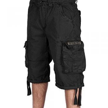 Alpha Industries Jet Cargo Shorts Black 31
