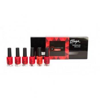 Thuya Kit Esmaltes Deluxe Rojos 6 Unidades Opción B