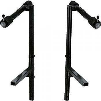 K&M 18952 Stacker for 18950/18953 Keyboard/Piano Stand, Height Adjustable 10.4-15.3, Black