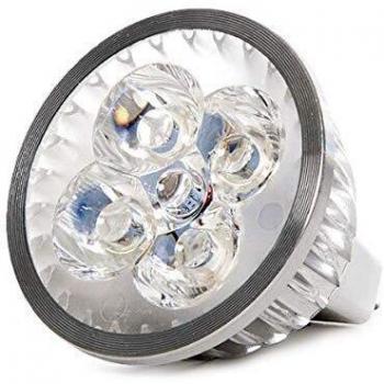 Greenice | Bombilla LED GU5,3 4W 300Lm 6000ºK MR16 24V Epistar 30.000H [CA-MR16-24V-4W-CW]