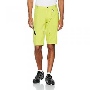 Inconnu CELIUM Short Hombre, Hombre, Color Amarillo Fluorescente, tamaño 32