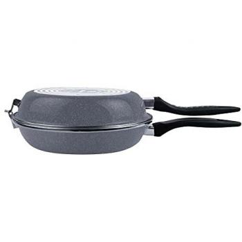 Sartén para Tortillas Magefesa K2 Gransasso Ø24cm de Acero Esmaltado con Recubrimiento Antiadherente Bicapa Reforzado, Apta para Inducción y Lavavajillas